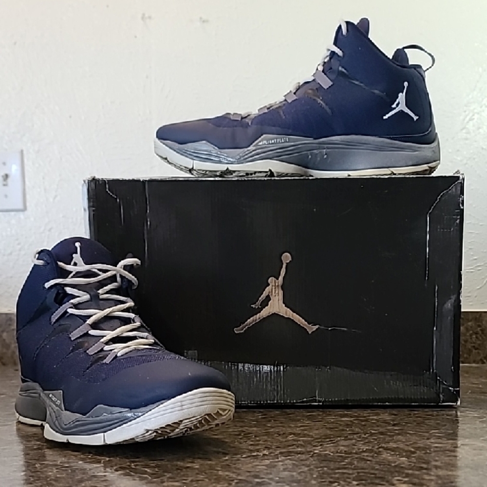 Air Jordan 28 Georgetown FP Nike ID Custom  Mens Sneakers 828436-991 Size 13.5
